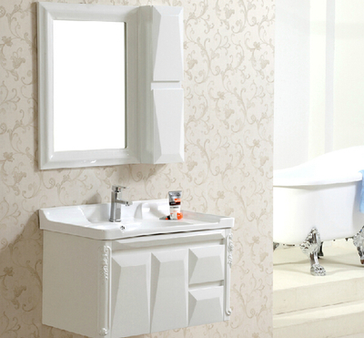 英颯PVC掛壁式浴室柜 電玩口袋風(fēng)格與衛(wèi)生潔具的精致融合